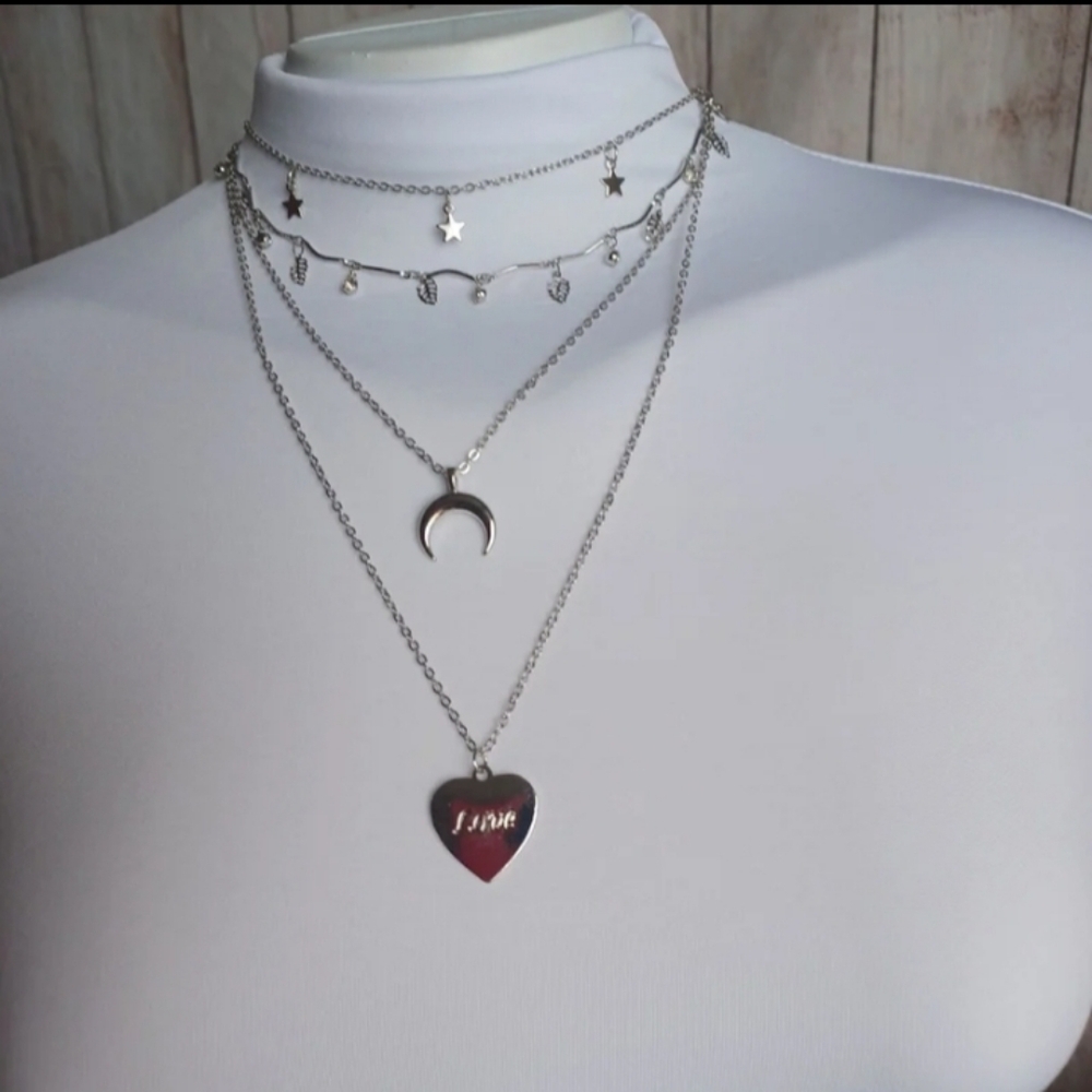 choker fashion boho layered necklace